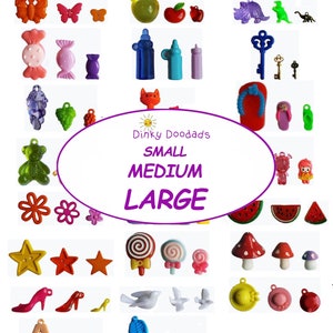 NEW!  Small, medium and large.  15 different sets of SML trinkets, size relationships.