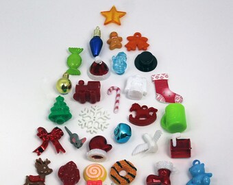 christmas trinkets 30 for i spy bags christmas ornaments dollhouse miniatures christmas miniatures christmas trinkets - Christmas Miniatures christmas trinkets 30 for i spy bags christmas ornaments dollhouse miniatures christmas miniatures christmas trinkets - Christmas Miniatures