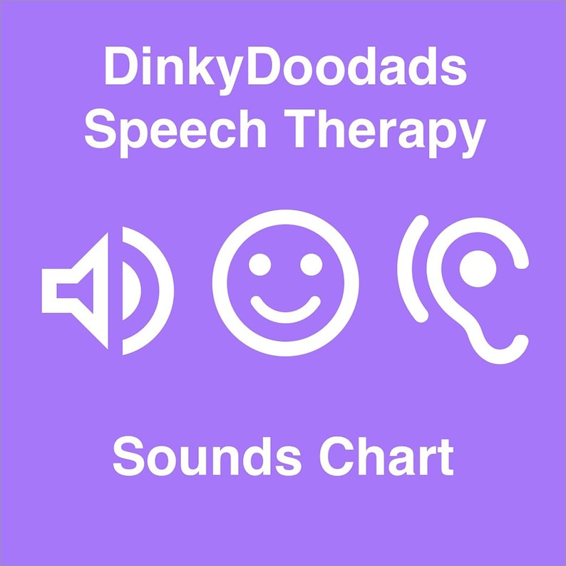 SOUND CHART, speech therapy, SLP, articulation trinkets, small trinkets, articulation, phonology, Montessori image 1