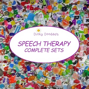 SPEECH THERAPY TRINKETS - Speech Therapy Minis - Fun Speech Therapy Materials - mini objects - Speech Pathologist - Speech and Language