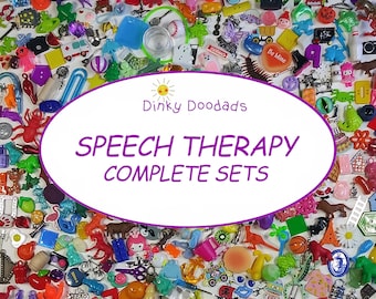 SPEECH THERAPY TRINKETS - Speech Therapy Minis - Fun Speech Therapy Materials - mini objects - Speech Pathologist - Speech and Language