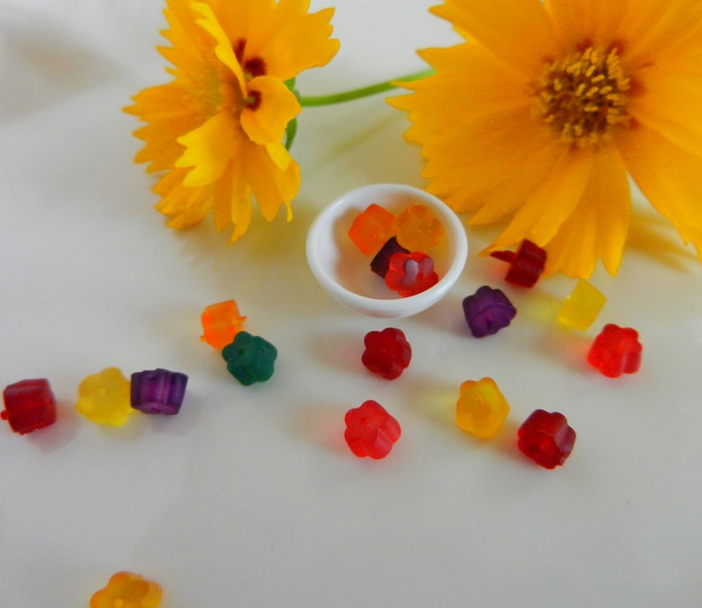 35 Pieces of MINIATURE Dollhouse CANDY Jello Jelly Food Etsy