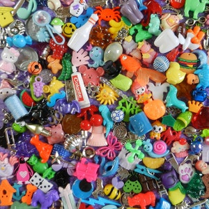 I SPY TRINKETS 100 Trinkets for I Spy Bags and Bottles-sensory bins-teaching-tiny toys No Duplicates image 4