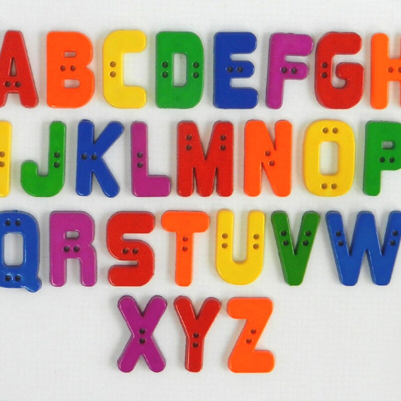 Alphabet Buttons - Etsy