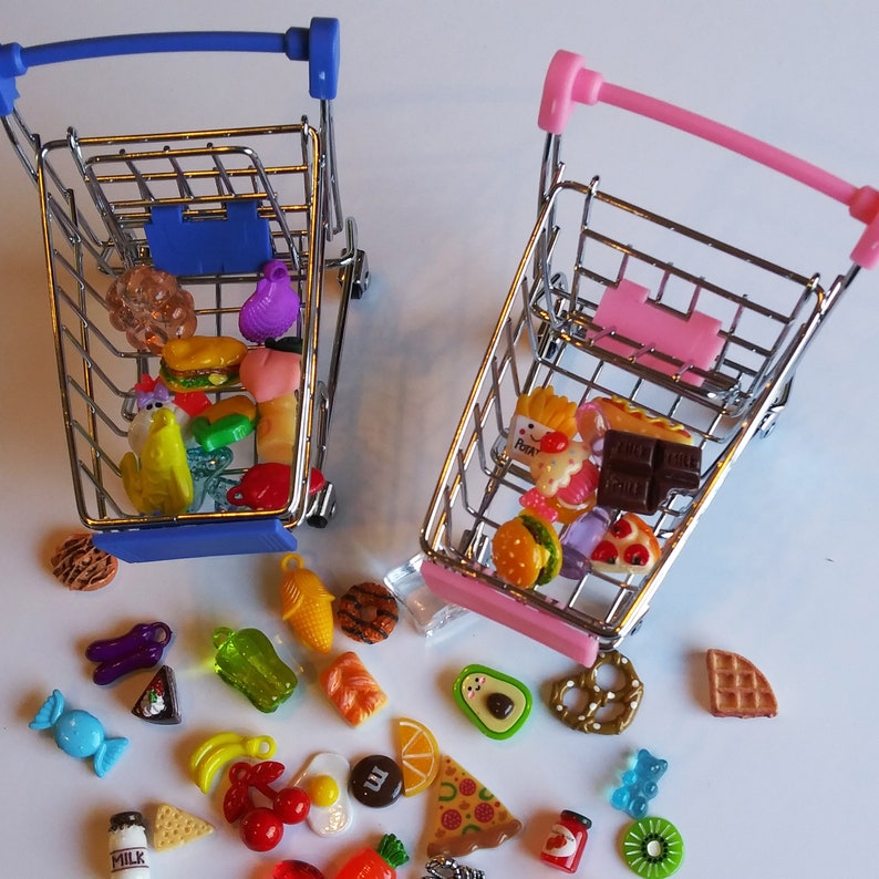 Miniature GROCERY CARTS for Sorting Trinkets and Play. Etsy
