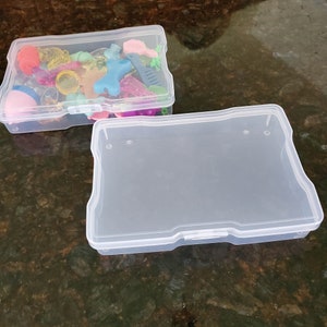 PLASTIC STORAGE BOXES - Containers-4.5x6.5-Translucent containers for organizing-small parts storage