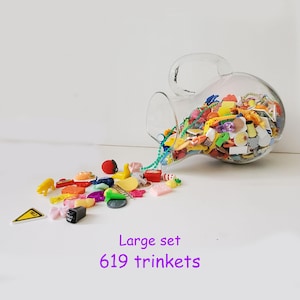 SPEECH THERAPY TRINKETS | 619 Pieces | Large quantity | Resin, acrylic, metal | Organized by sound groups | Phonological awareness tools