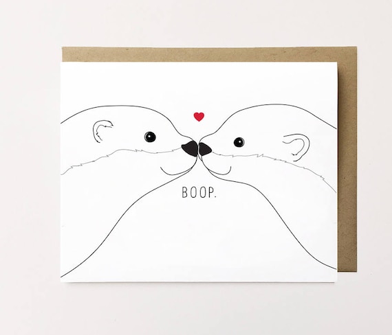 ADORABLE Otter Half Anniversary Card Love Valentine's Day Thinking Of You ADORABLE Otter Half Anniversary Card Love Valentine's Day Thinking Of You