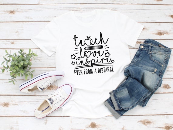 Teaching From A Distance Woman's Tee Il_570xn