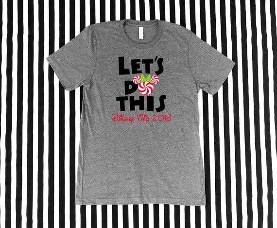 Christmas Lets Do This Disney Themed Holiday Tee Il_570xn