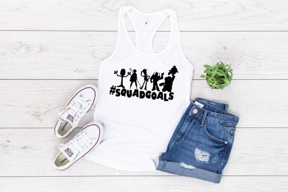 Forky Toy Story Squad Goals Tank Top Il_570xn