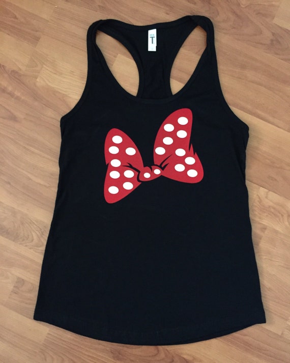 Minnie Mouse Bow woman's tank top Il_570xn
