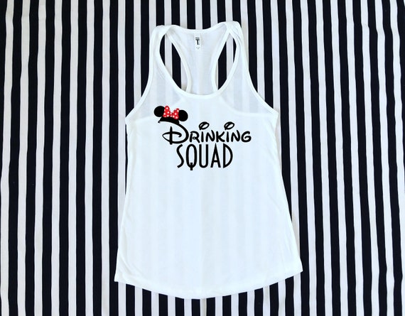 Drinking Squad Minnie Food and Wine festival woman's tank top Il_570xn