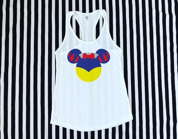 Princess Snow White Minnie Mouse Woman's Tank Top Il_570xn