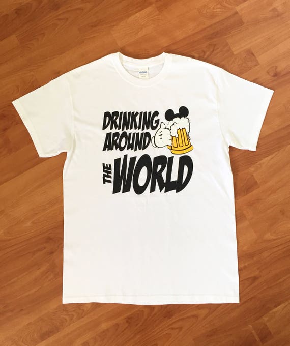 Drinking Around The World Food and Wine festival shirt Il_570xn
