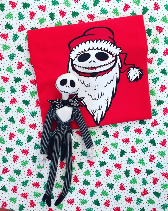 Santa Jack Skeleton Kids Shirt Il_570xn