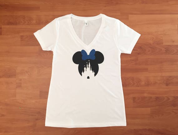 Castle Ears Tee For Women Glitter Bow Il_570xn