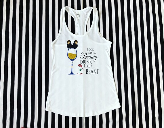 Beauty And The Beast Drinking Woman's Tank Top Il_570xn
