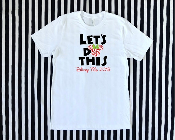 Christmas Lets Do This Disney Themed Holiday Tee Il_570xn
