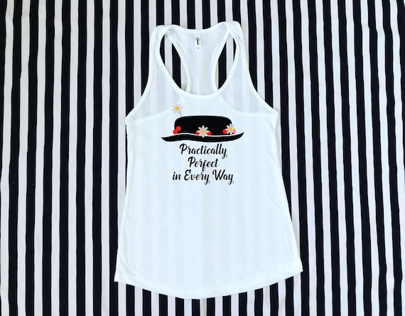 Mary Poppins Practically Perfect In Every Way Tank Top Il_570xn