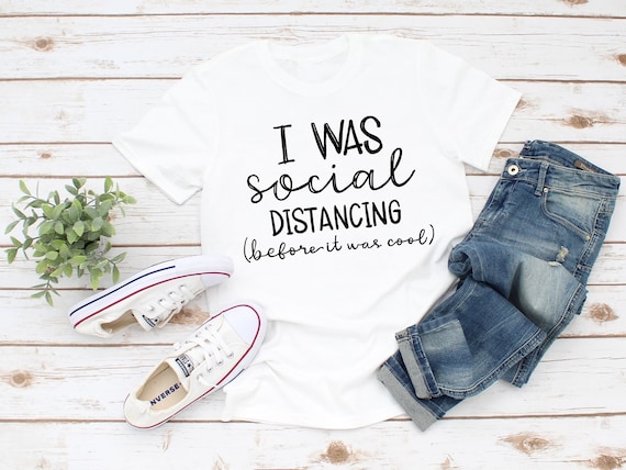 I was social distancing before it was cool Woman's Tee Il_570xn