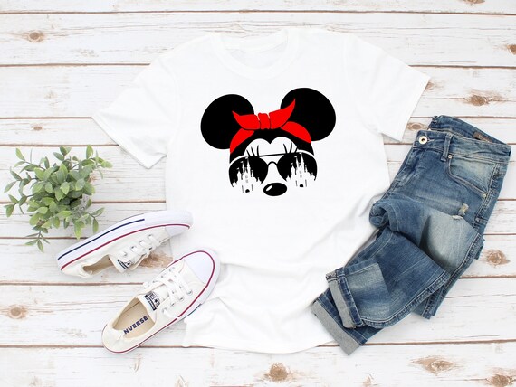 Minnie Castle Sunglasses Woman's Tee Il_570xn