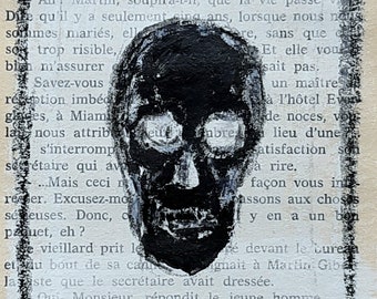 Original Contemporary Painting - Skull