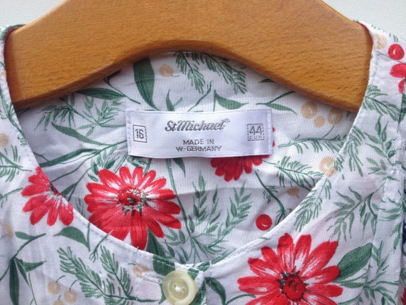 Retro Blouse | Floral | 90's does 40's | Free UK … - image 6
