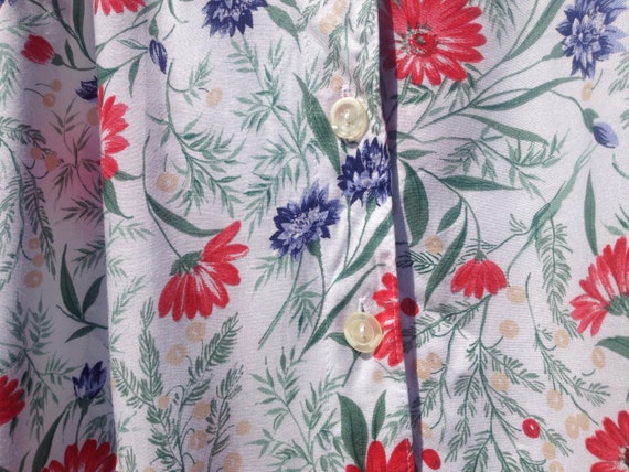 Retro Blouse | Floral | 90's does 40's | Free UK … - image 5