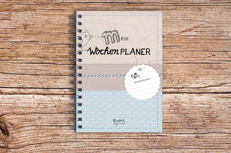 Kalender A6 Mini Mein Wochenplaner 52 Wochen 1Jahr - Etsy.de