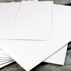 10 x envelopes C6 white smooth envelope image 1