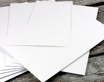 10 x envelopes C6 white smooth envelope