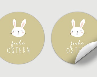 24 Easter - Sticker - Happy Easter green - 4 cm