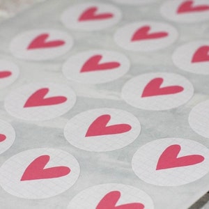 Heart 24 Sticker Kariet 40mm Gift Sticker image 3