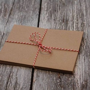 10 buste C6 carta kraft in naturale immagine 2