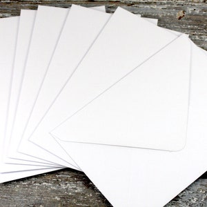 10 x envelopes C6 white smooth envelope image 2