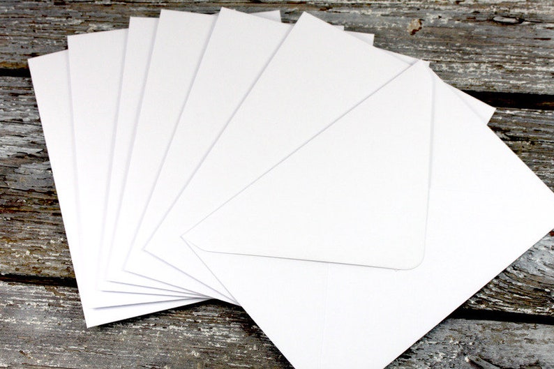 10 x envelopes C6 white smooth envelope image 2