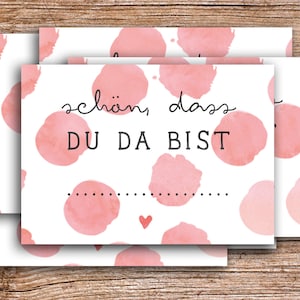 10 pendenti con set di carte A8 bello che tu sia qui