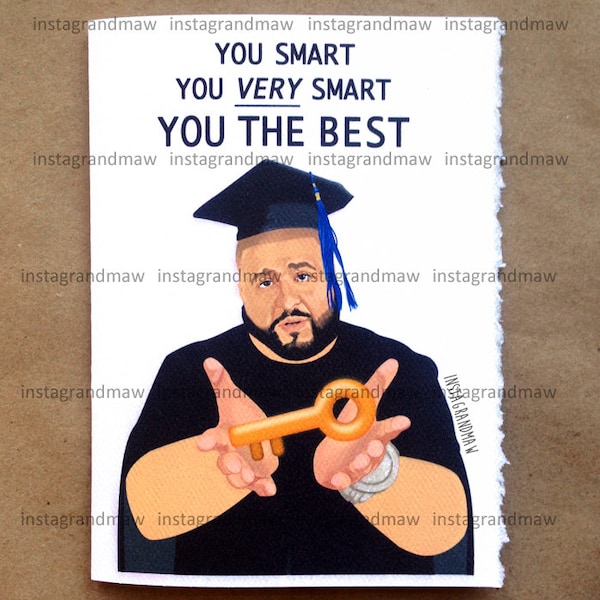 DJ Khaled Graduation Card