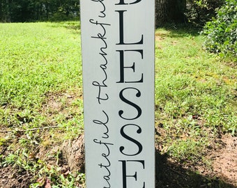 Blessed Wood Sign