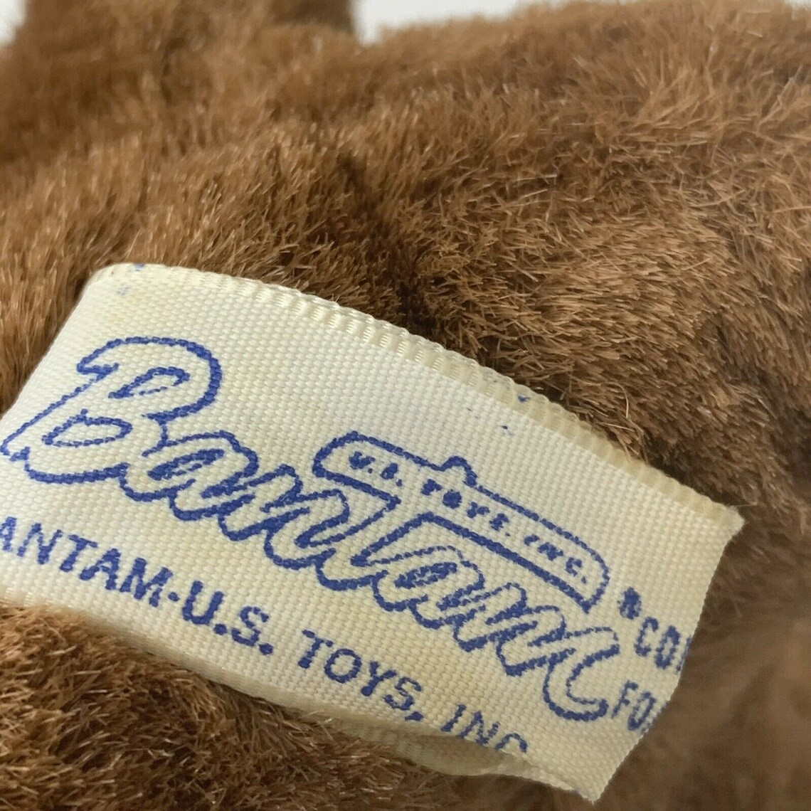 Vintage Bantam Toys Plush Sleeping Dog Dark Brown Puppy | Etsy