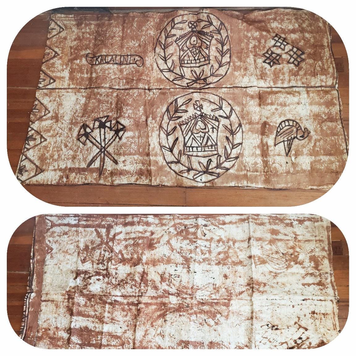 Tapa bark cloth - Etsy 日本