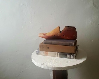 50s Wooden Cobbler Shoe form small wood vintage 1950s