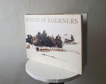 Vtg Wyeth at Kuerners Farm oversized Andrew 1976 sketches american artist PLEASE READ FULL description