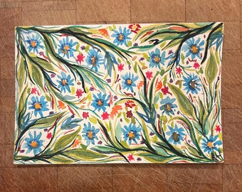 Flowers Original Watercolor Painting