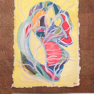 Abstract Original Watercolor