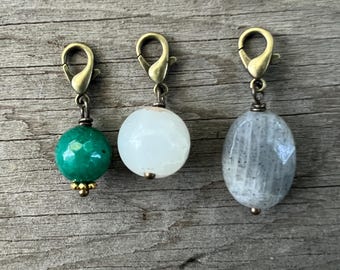 Trio of Zipper Pulls