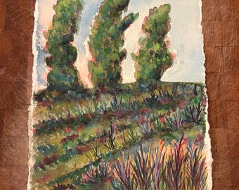 The Three Wise Men Original Watercolor Painting