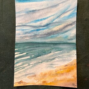 Beach Dreams Original Watercolor Painting