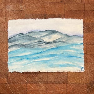 The Blues Original Watercolor Painting